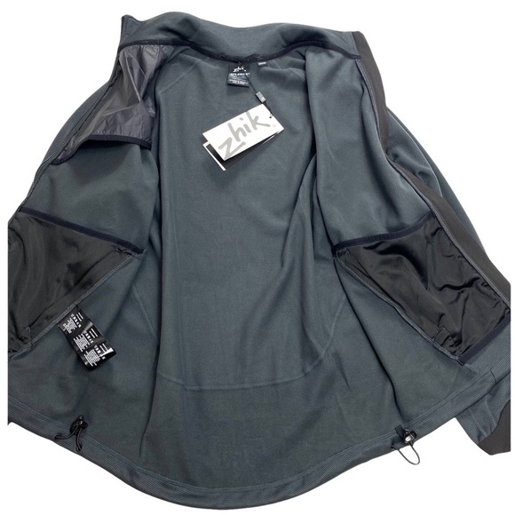 Zhik ZFleece Zip up Jacket in Gray JK-211-CB-M New - Picture 8 of 10